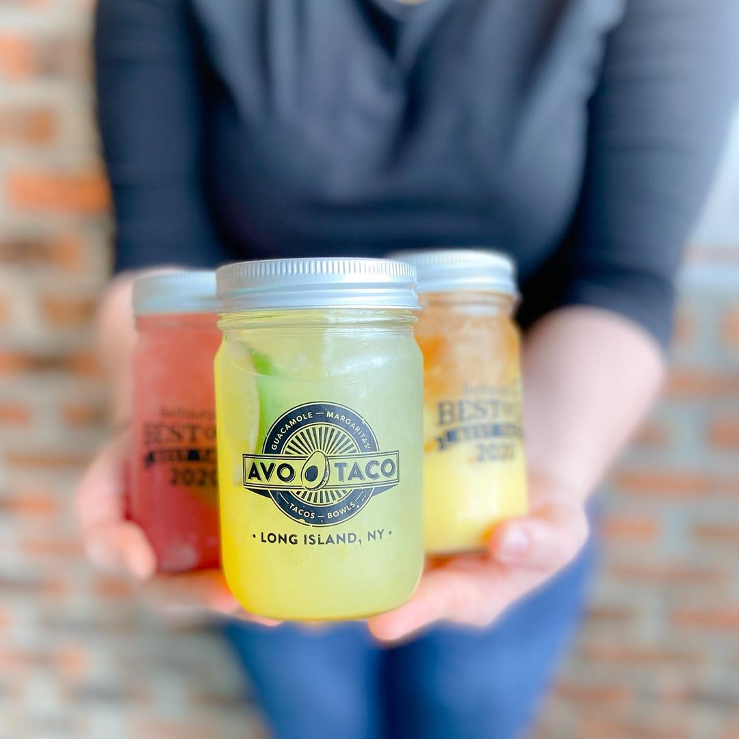 Take It Home Thursday at AVO🥑TACO let's you grab our custom Long Island AVO🍹JARS with the purchase of a cocktail during your dine-in experience! Available all day, every Thursday at our New Hyde Park location! 

#tacos #togo #togococktails #margaritas #drinks #longisland #longislandfoodies #cocktailsofinstagram #longislandfoodie #lifoodiefun #newhydepark #lirestaurants