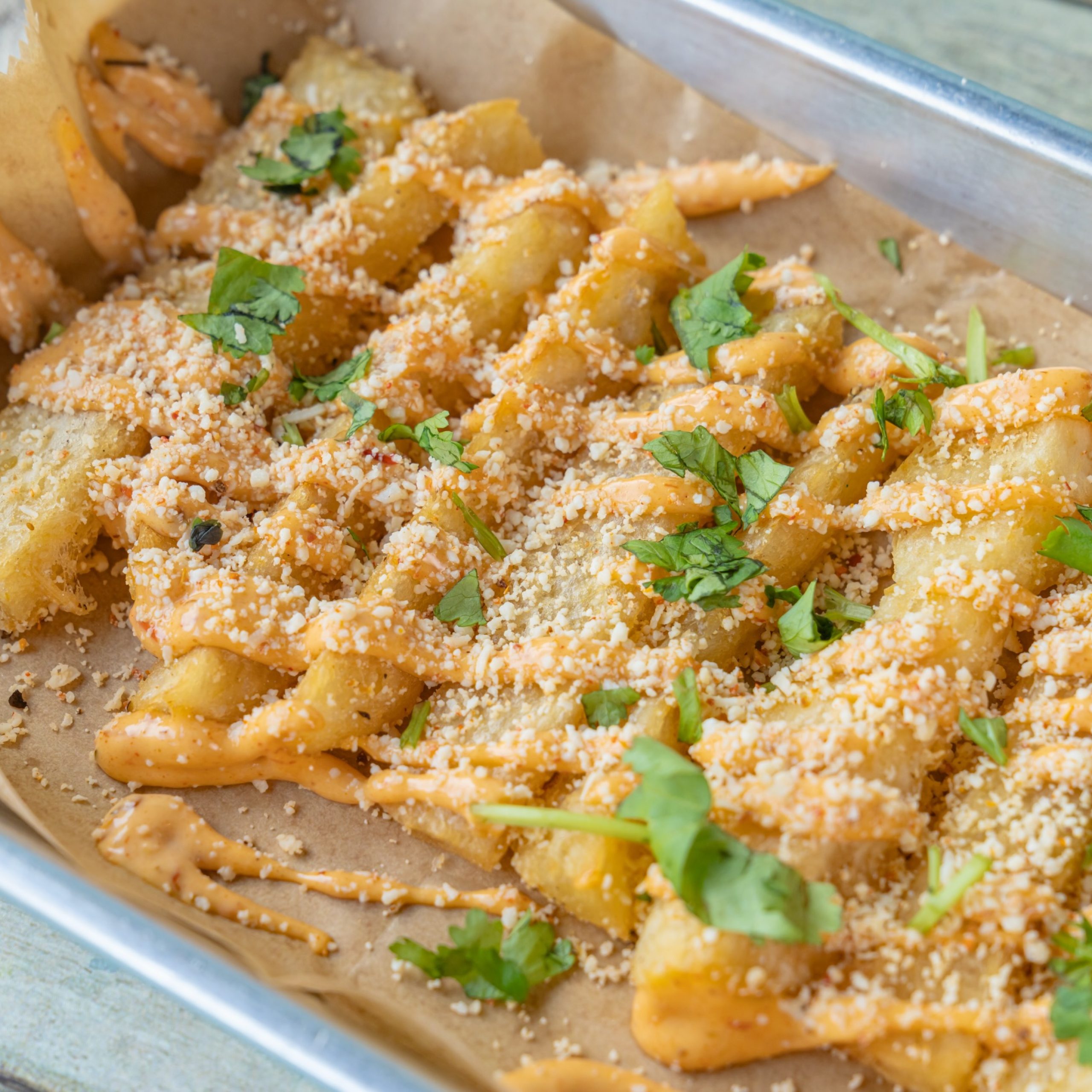 One of those sides that somehow becomes the reason you ordered the meal. 🍟
Our Yuca Fries come with rasta crema, cotija cheese, Tajín, and cilantro for the perfect mix of crispy, creamy, tangy, and a little spicy.
A guest favorite for very good reason.
#AVOTACO #YucaFries #LongIslandEats #TacoTime #AVOVibes