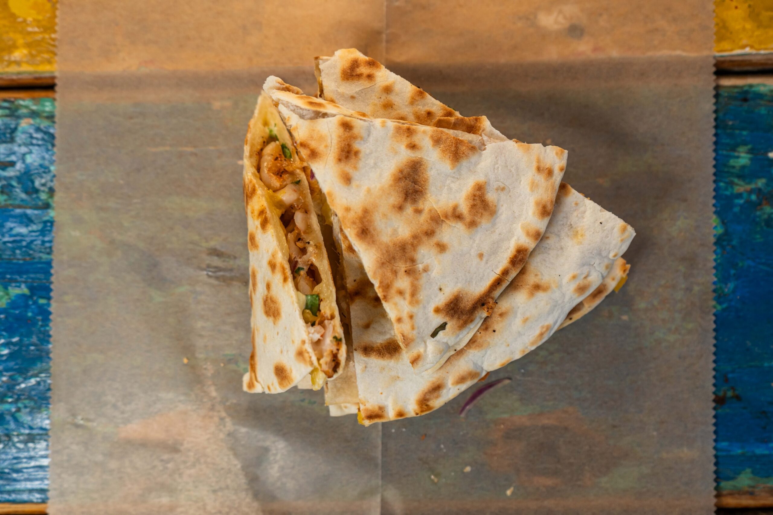 Today’s Chef Pick: Sunshine Shrimp Quesadilla
A little sunshine, folded and grilled.
Our Sunshine Shrimp Quesadilla is packed with blackened shrimp, melted jack cheese, mango salsa, pineapple aioli, and fresh cilantro.
Sweet, savory, a little smoky, and exactly what your lunch or dinner plans were missing.
#AVOTACO #ShrimpQuesadilla #QuesadillaLovers #FoodieFinds