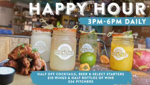 Happy Hour 3PM-6PM Daily